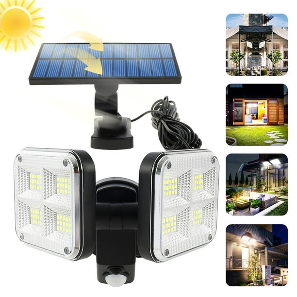 4x 30LED Solar Power Light PIR Motion Sensor Security Outdoor Garden Wall Lamp Z 